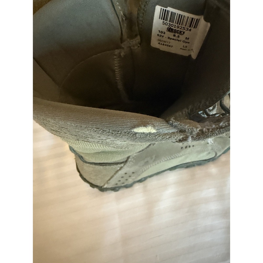 ROCKY S2V Men's Special Ops Tactical Military Boot, Size 9.5 Sage Green Preowned - Picture 7 of 10